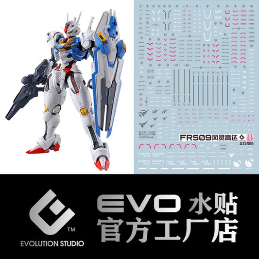 FULL MECHANICS 1/100 GUNDAM AERIAL EVO Water Decal