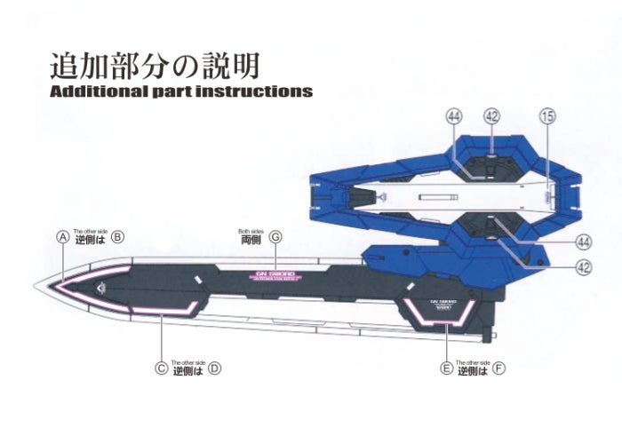 PG 1/60 Gundam Exia EVO Water Decal