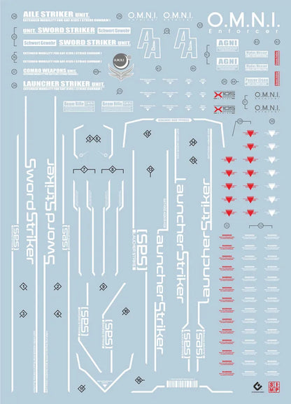 PG 1/60 PERFECT GRADE PERFECT STRIKE GUNDAM EVO Water Decal