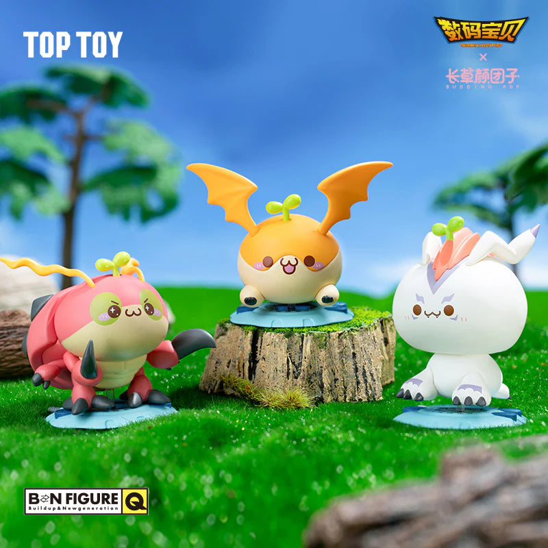 [BN FIGURE Q] DIGIMON X BUDDING POP - SERIES 1 BLIND BOX - Whole Set of 8