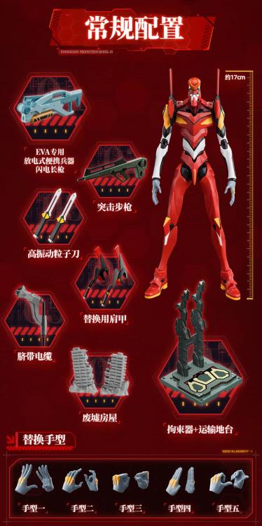 Blokees Neon Genesis Evangelion Action Edition Evangelion Production Model 02 Model Kit (Standard Version not First Batch)