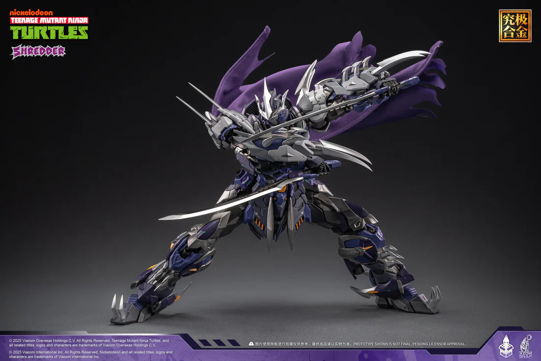 Teenage Mutant Ninja Turtles Shredder Metal Build Action Figure