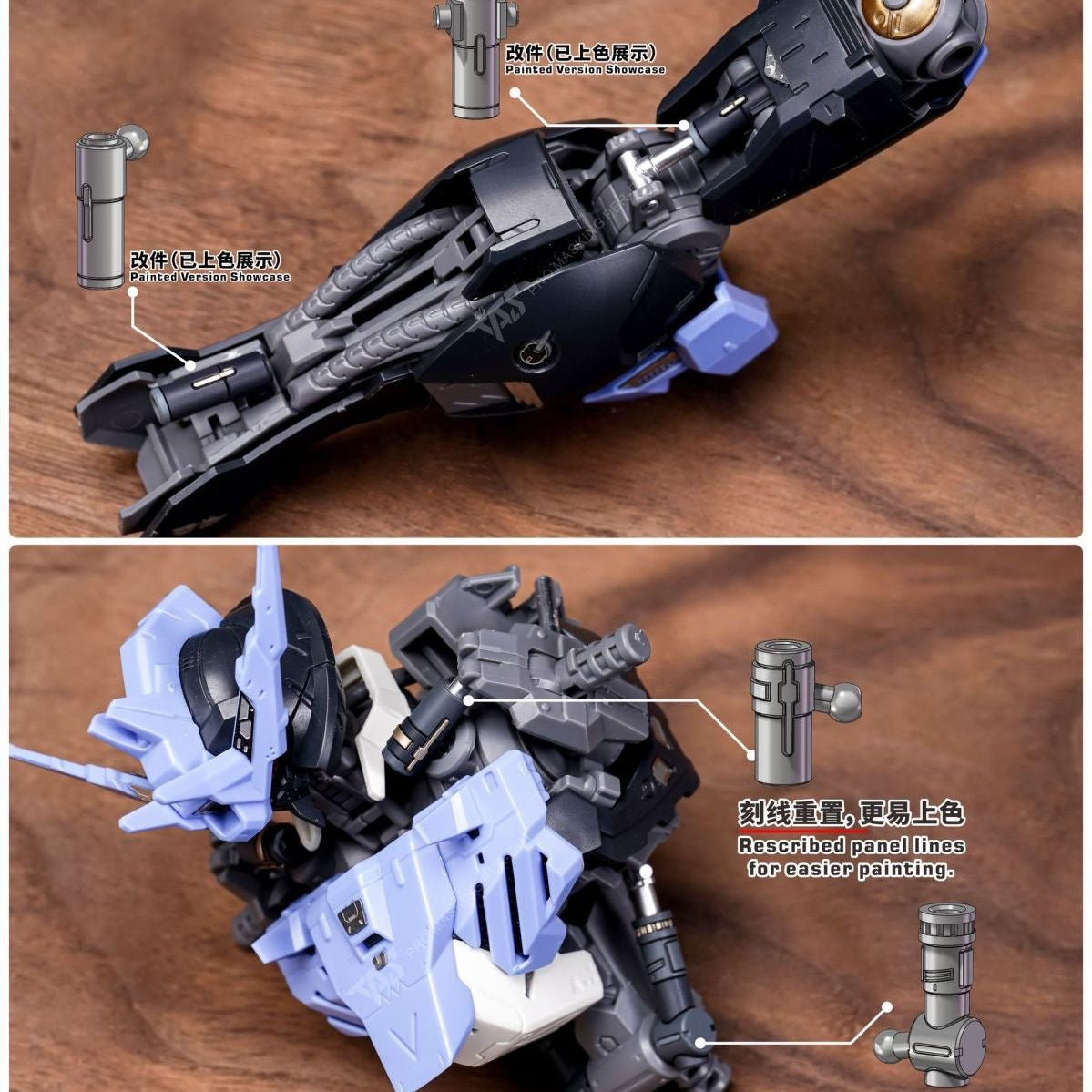 (TAS Studio) Detail Upgrade Conversion Kits for MG Barbatos Lupus / MG Vidar