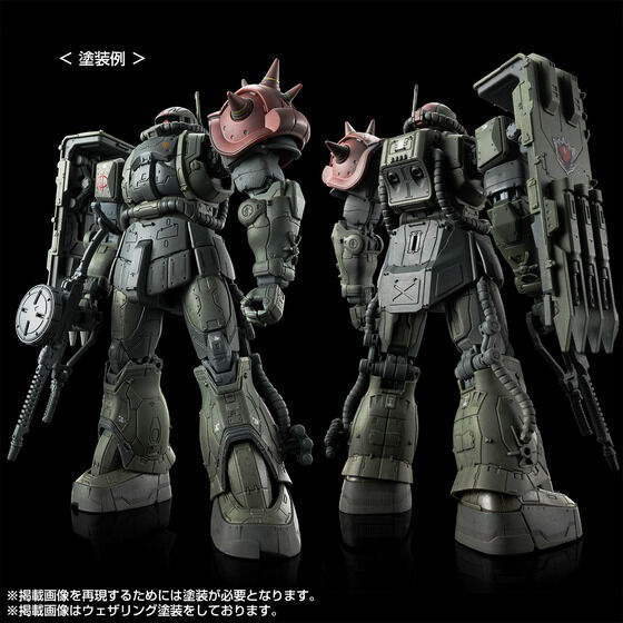 HGUC 1/144 Zaku Ⅱ F Type CHUBS & KALE + Zaku Ⅱ (Unidentified
