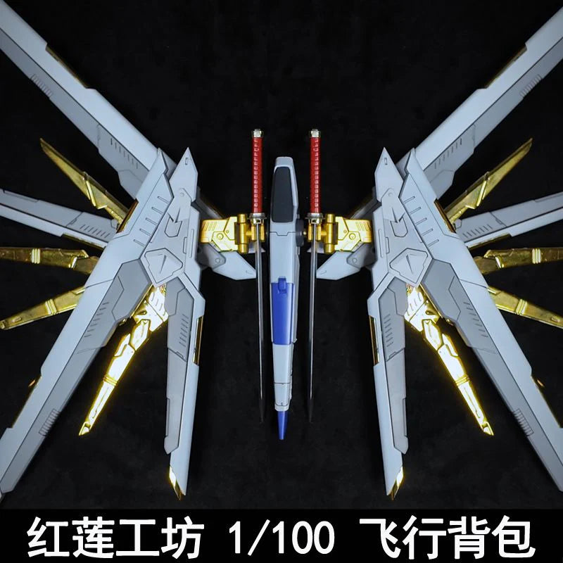 Red Lotus MG 1/100 Proud Defender Mighty Strike Freedom Backpack