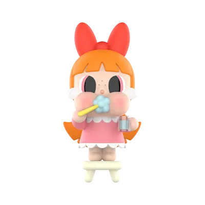 CRYBABY x Powerpuff Girls Series Figures - Brushing Teeth Blossom (Confirmed Style)