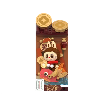 Wealthy Snake's New Year Celebration - Fortunate Hand Series Block Figures  - LABUBU-Leap the Dragon Gate (Confirm Styles)