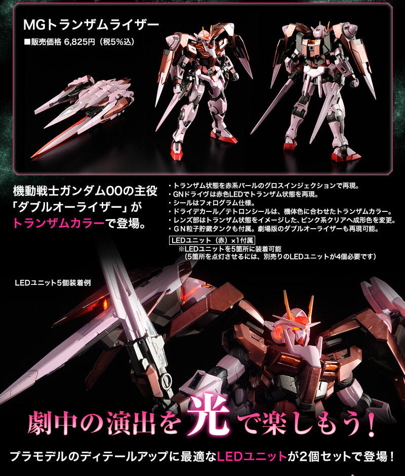 MG GN-0000 + GNR-010 00 Raiser Trans-Am Mode Gloss Injection Ver.
