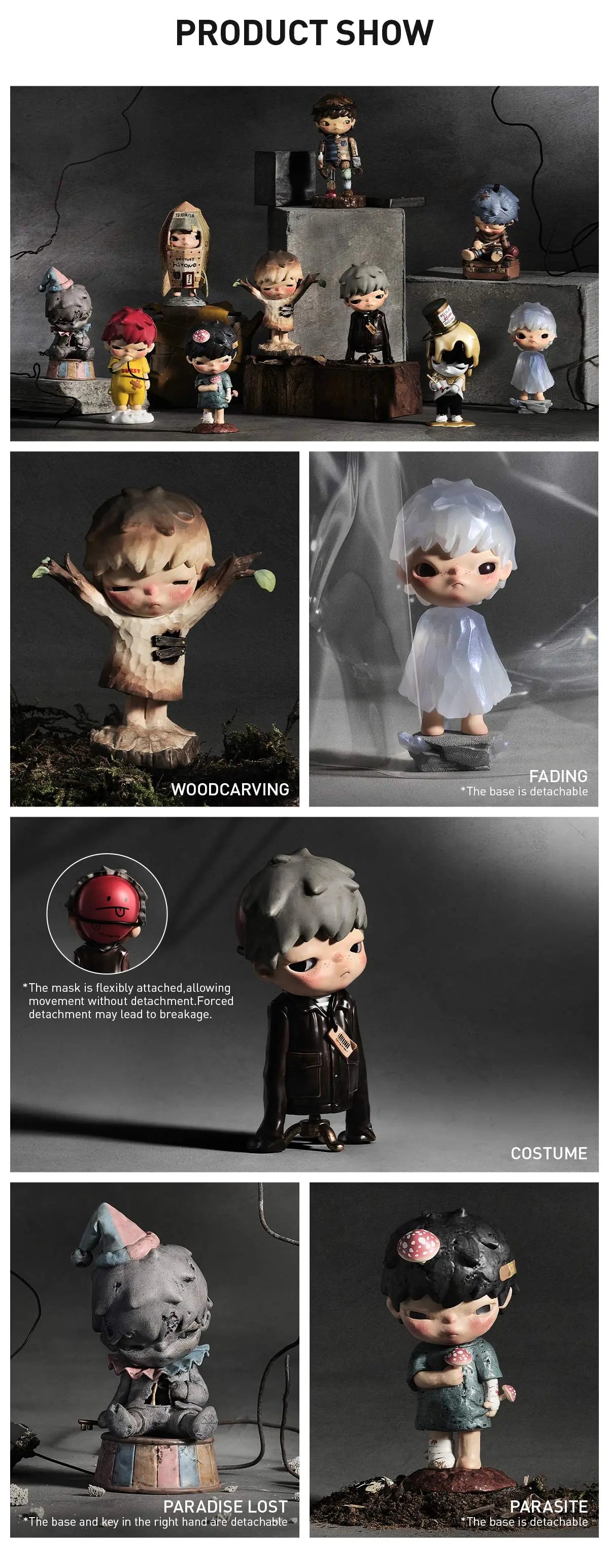 POP MART HIRONO Reshape Series Figures  - COSTUME (Confirmed Style)