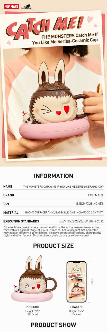 POP MART THE MONSTERS Catch Me If You Like Me Series-Ceramic Cup