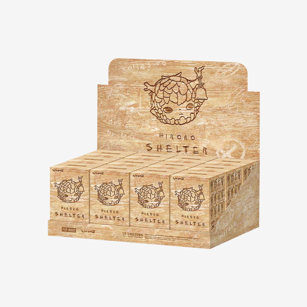 POP MART Hirono Shelter Series Figures  - Stuffed Bear (Secret) (Confirmed Style)