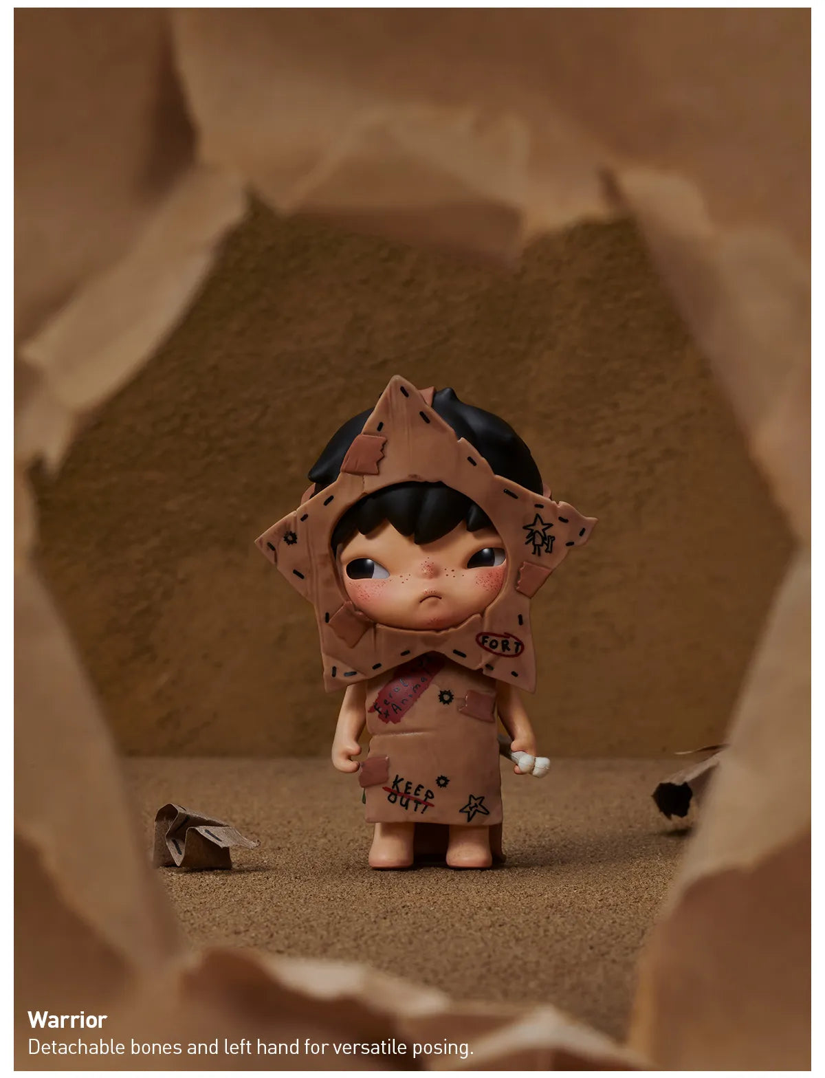 POP MART Hirono Shelter Series Figures  - Stuffed Bear (Secret) (Confirmed Style)