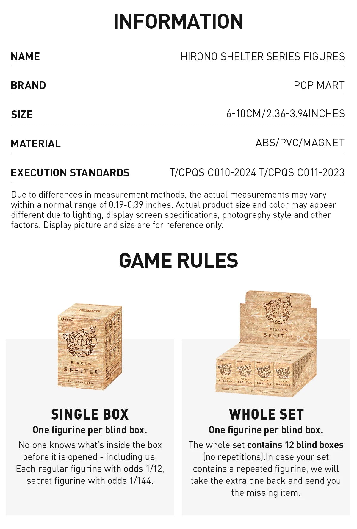 POP MART Hirono Shelter Series Figures  - Stuffed Bear (Secret) (Confirmed Style)