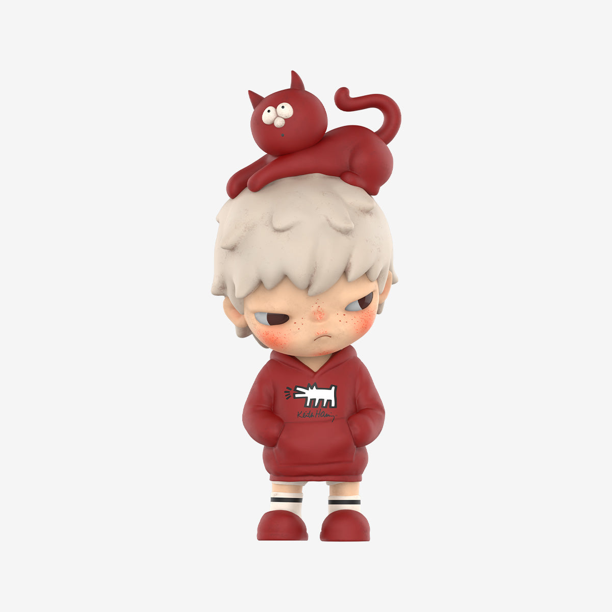 POP MART Hirono x Keith Haring Figure (Height: 10cm)