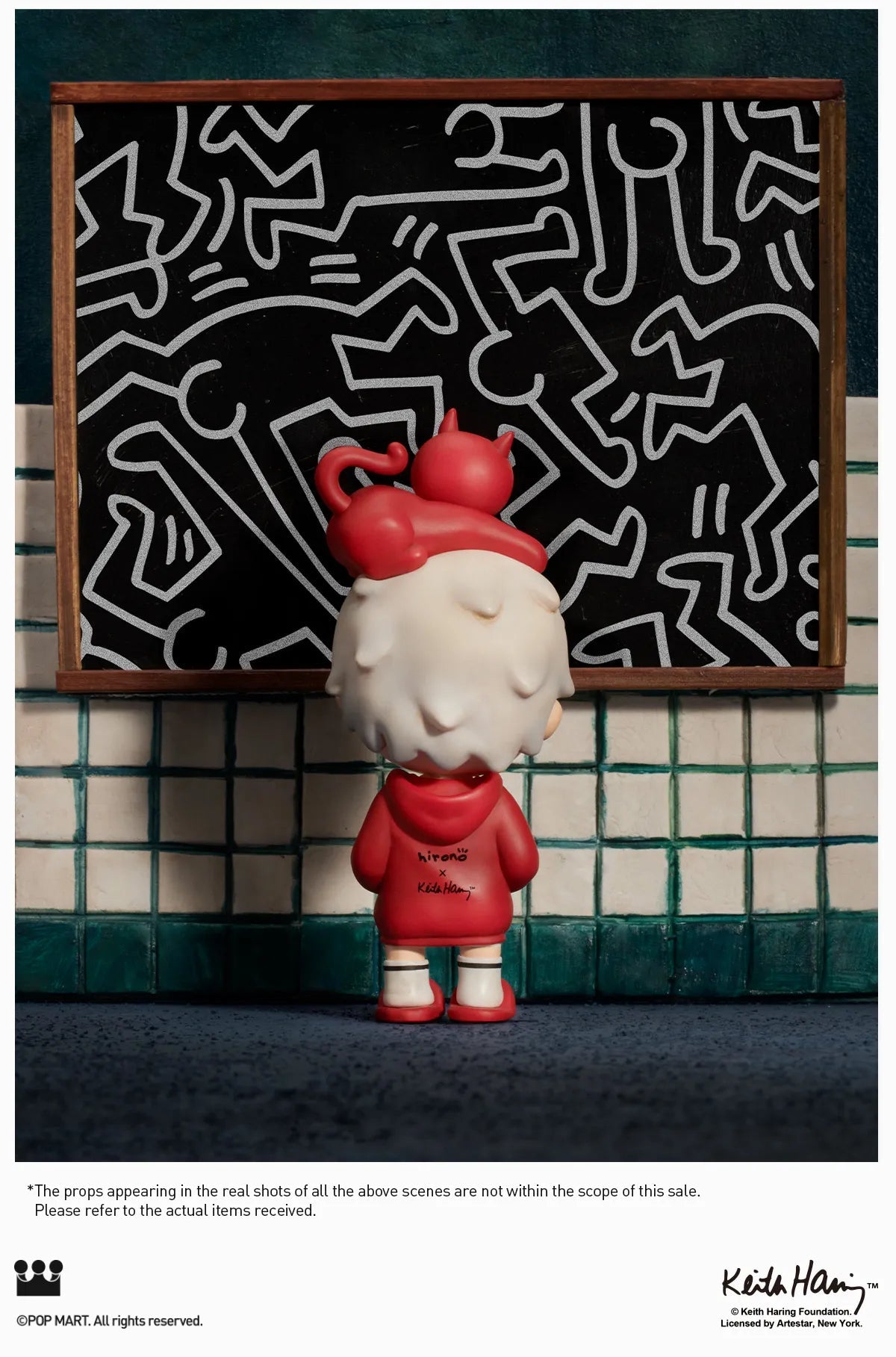POP MART Hirono x Keith Haring Figure (Height: 10cm) – Cool