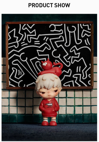 POP MART Hirono x Keith Haring Figure (Height: 10cm)