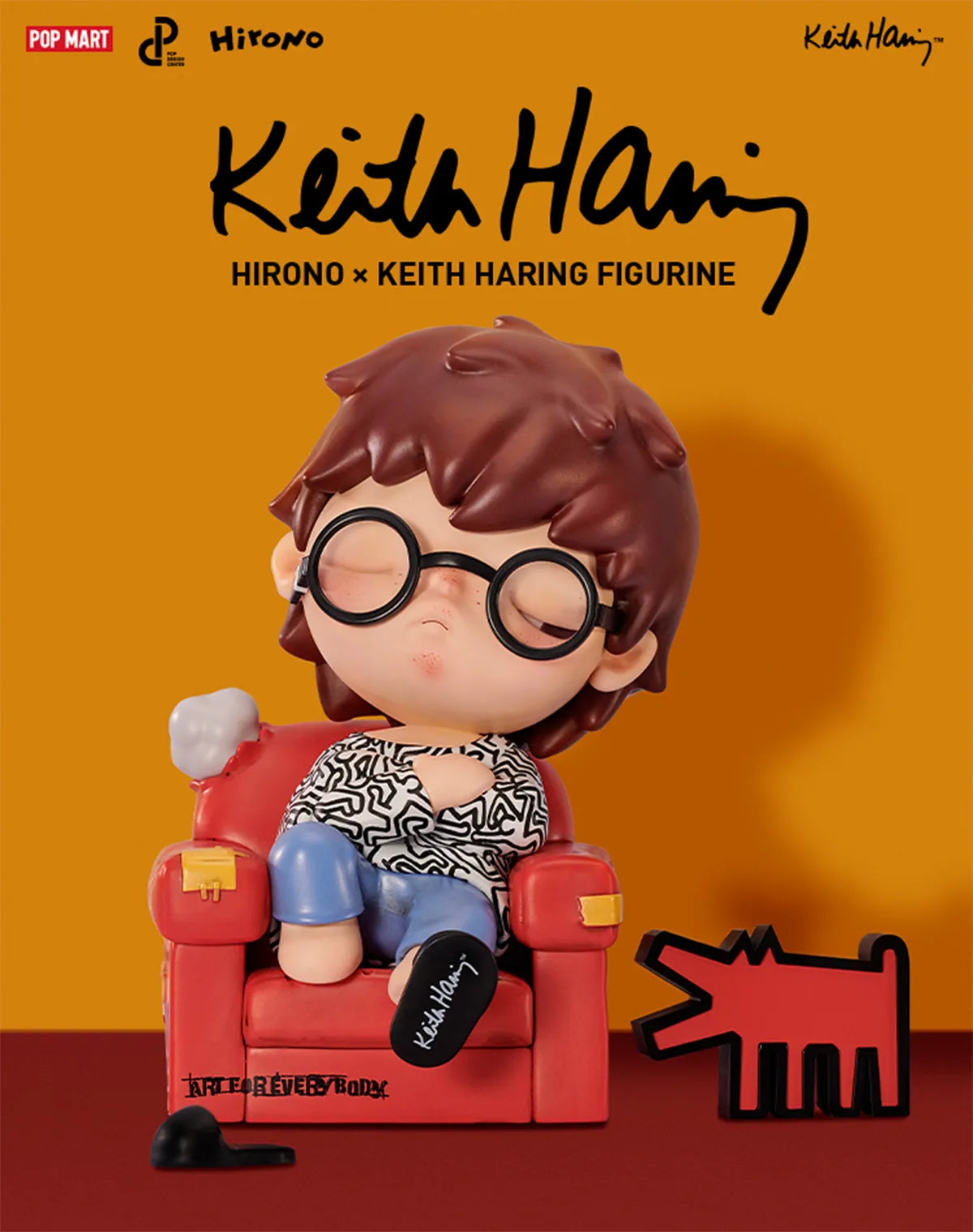 Pop Mart Hirono x Keith Haring Figure Limited Edition (Height