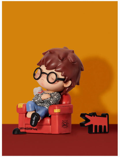 Pop Mart Hirono x Keith Haring Figure Limited Edition (Height: 15cm)