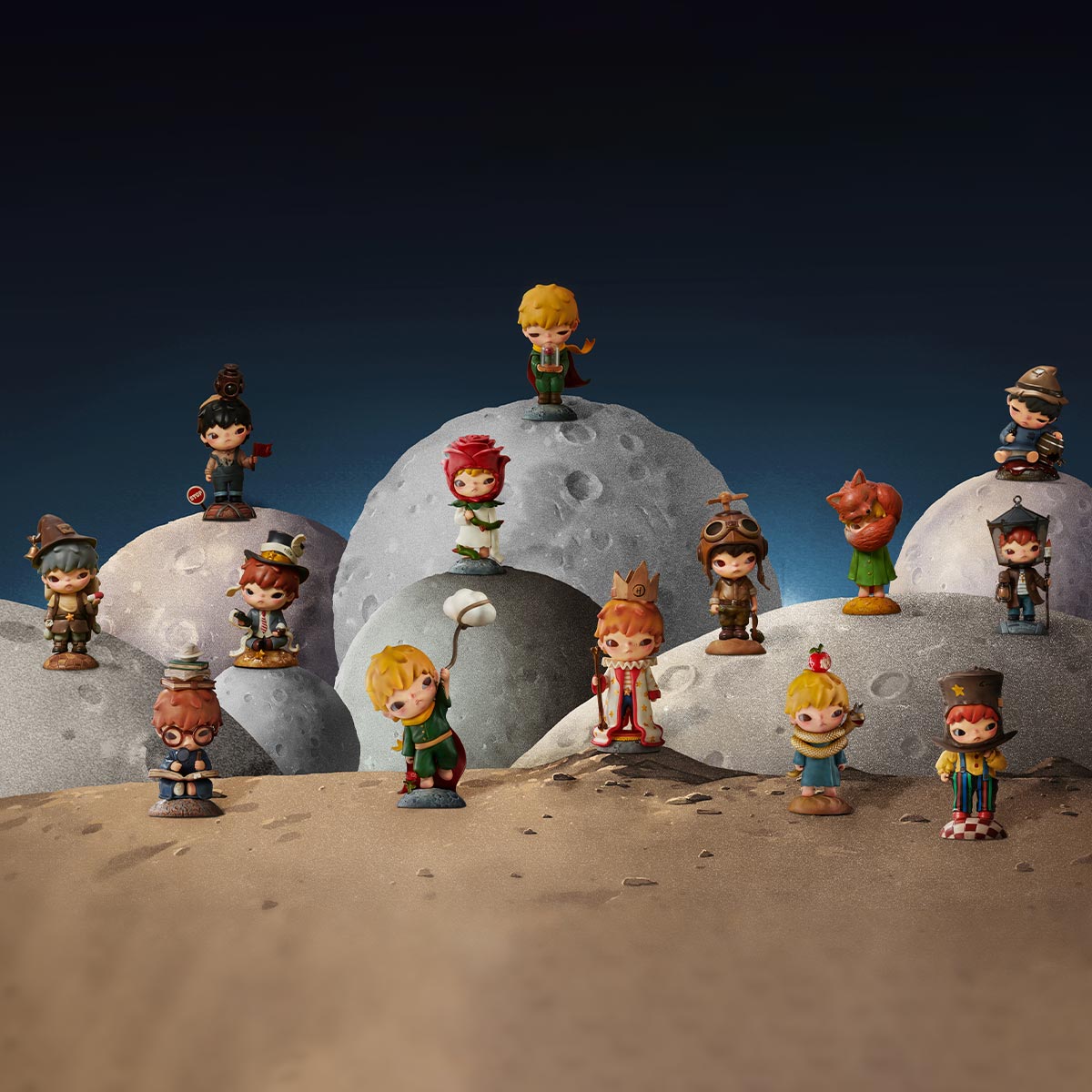 POP MART Hirono × Le Petit Prince Series Figures - The Little