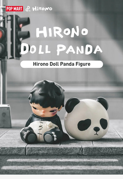 POP MART Hirono Doll Panda Figure (Height: 10cm)