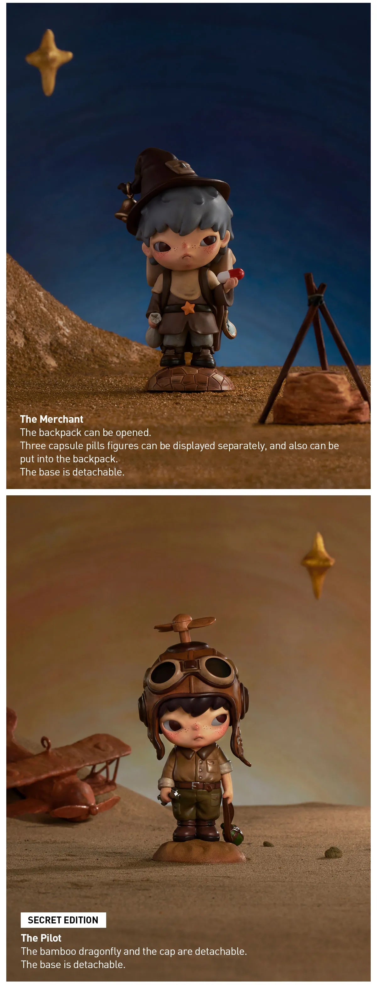 POP MART Hirono × Le Petit Prince Series Figures  - The Geographer (Confirmed Style)