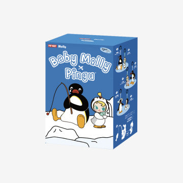 Baby Molly × Pingu Happy Fishing Series-Vinyl Plush Pendant Blind Box (One Blind Box)