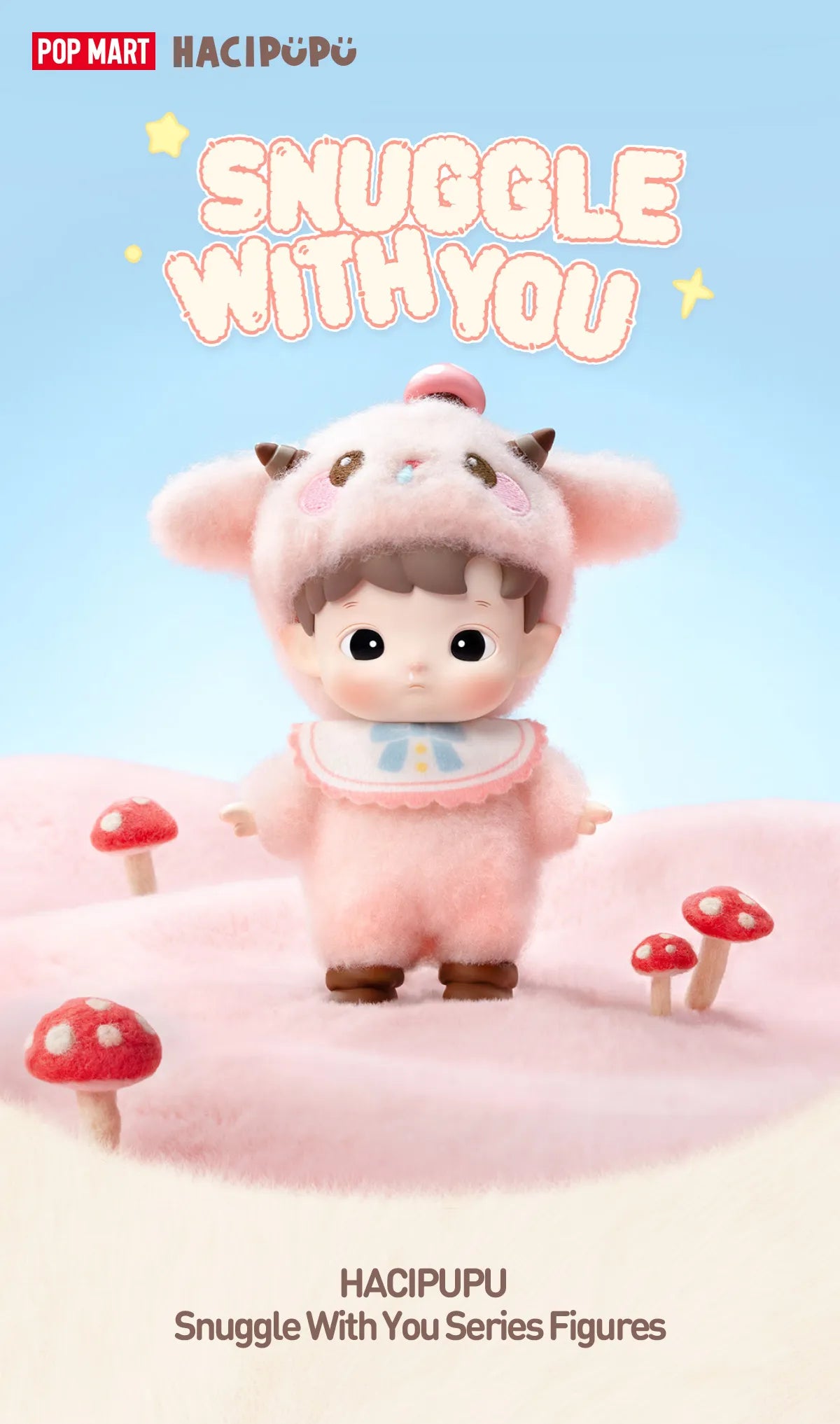 ぬいぐるみ・マスコット hacipupu snuggle with you HACIPUPU Snuggle With You Series Figures - Baa Baa Sheep