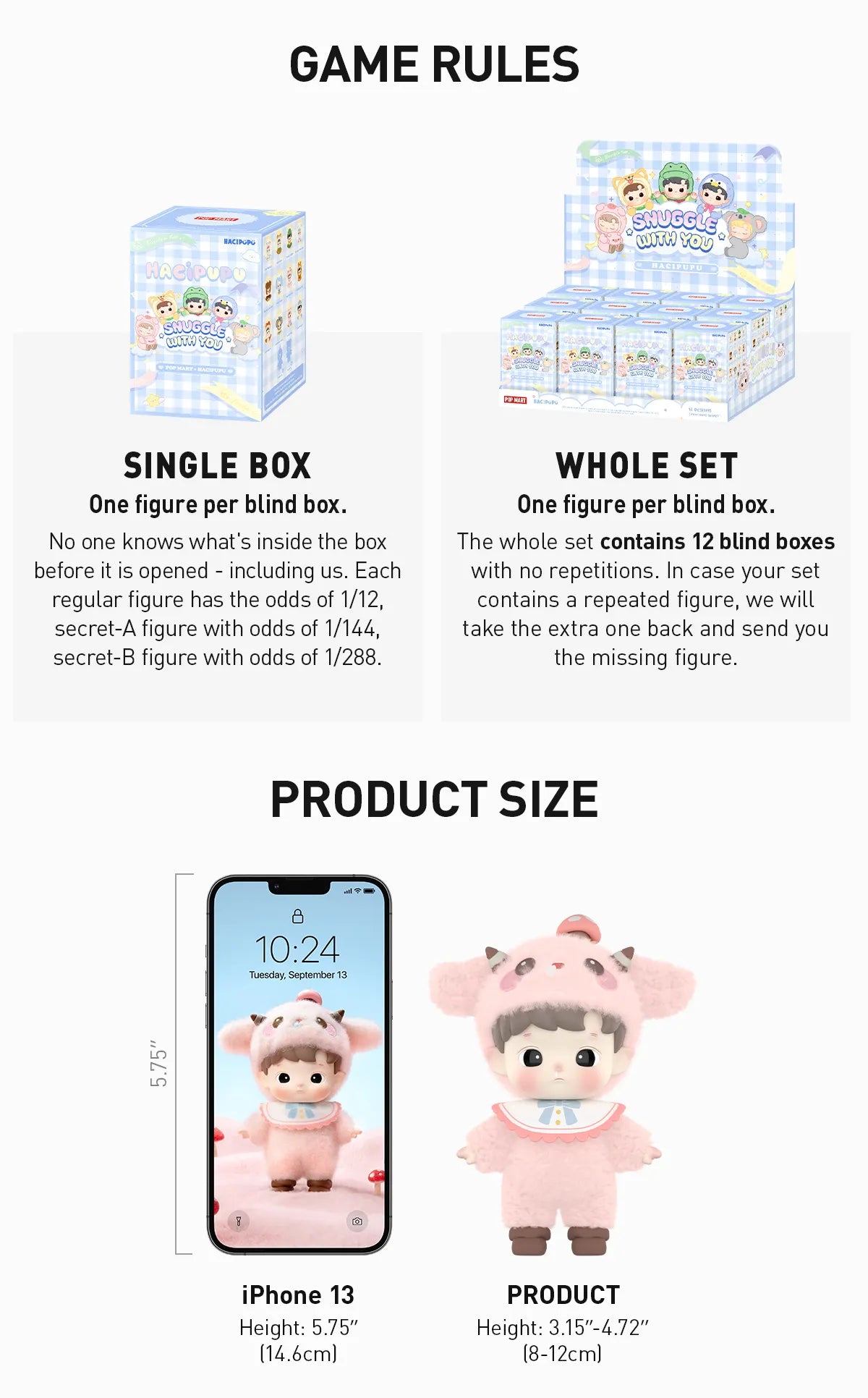 HACIPUPU Snuggle With You Series Figures - Quirky Penguin (Confirmed Style)