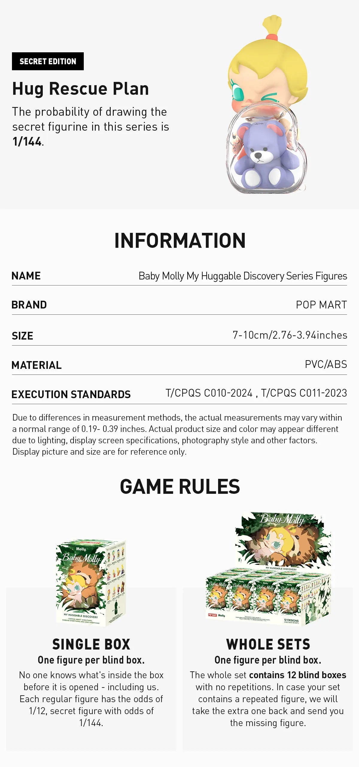 Baby Molly My Huggable Discovery Series Figures - Hug Stubbornness (Confirmed Style)