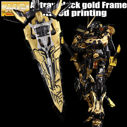 MG Astray Red Frame Kai 1/100 Customized Version Plated Black & Gold Paint (Qianshou Studio)