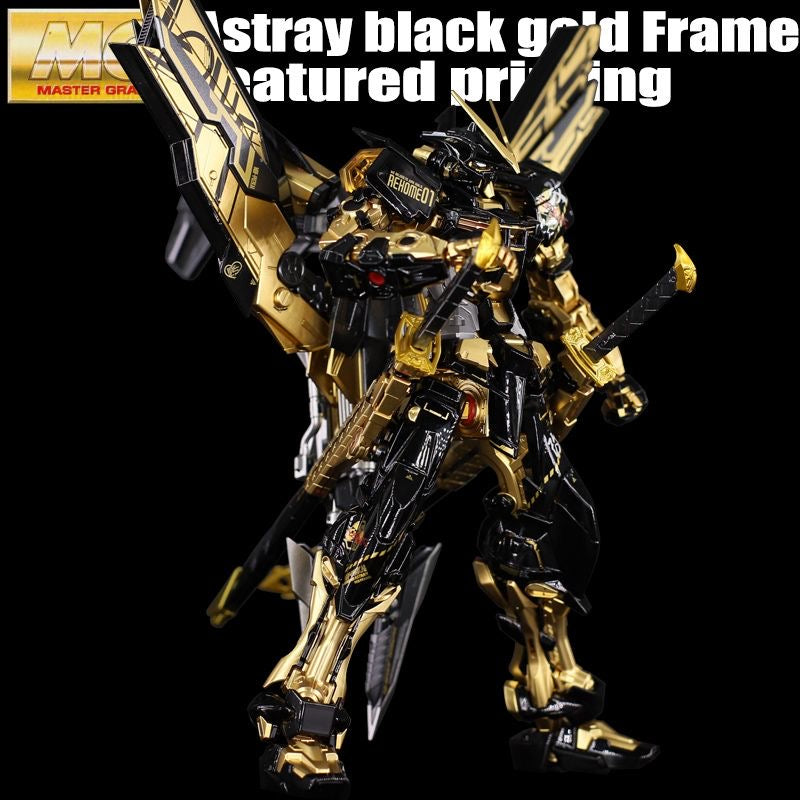 MG Astray Red Frame Kai 1/100 Customized Version Plated Black & Gold Paint (Qianshou Studio)