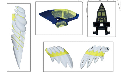 Pre-Cut Masking Tape for MGSD 1/100 Wing Gundam Zero EW