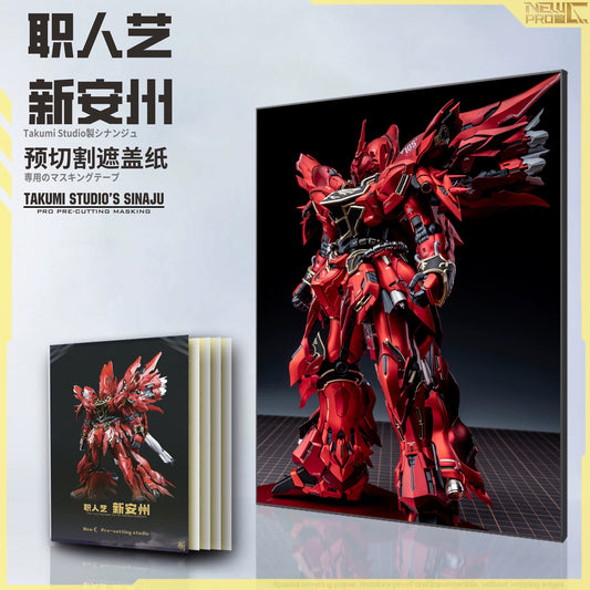 Pre-Cut Masking Tape for Takumi Studio MG Sinanju Conversion Kit