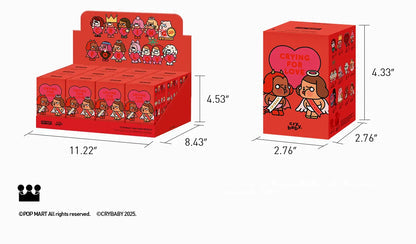 CRYBABY Crying For Love Series Figures - One Set(12pcs)