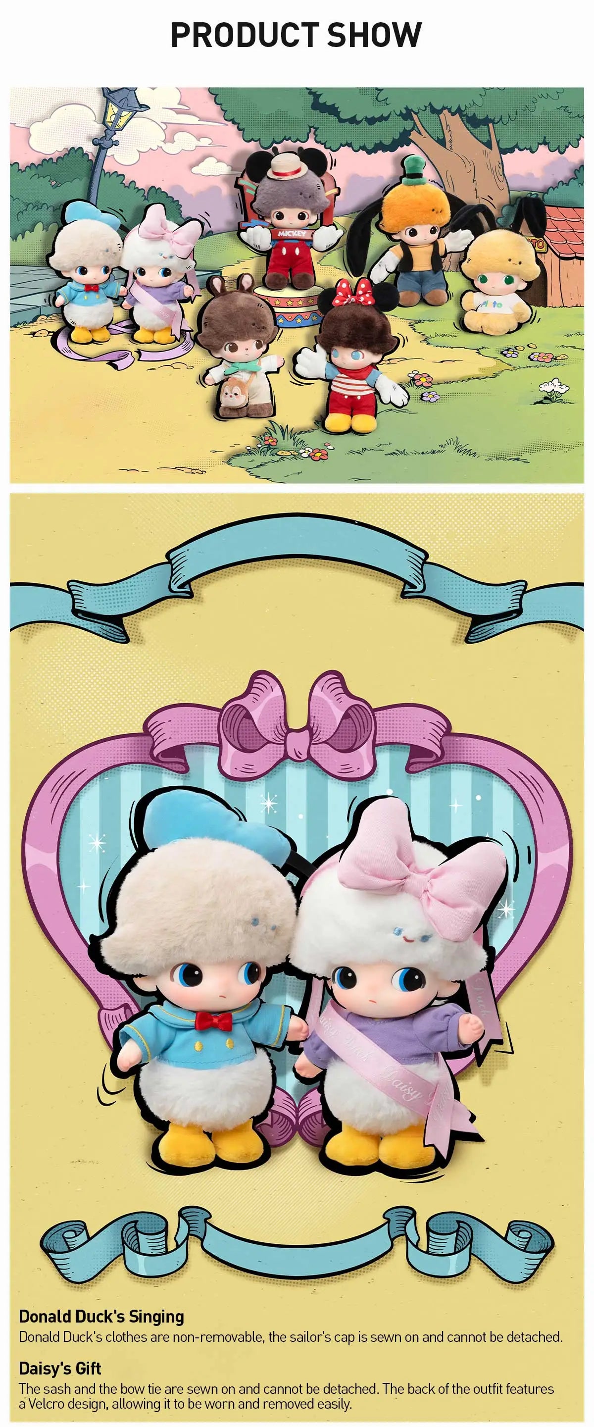 DIMOO WORLD x DISNEY Series-Vinyl Plush Keychain Blind Box - Minnie's ...