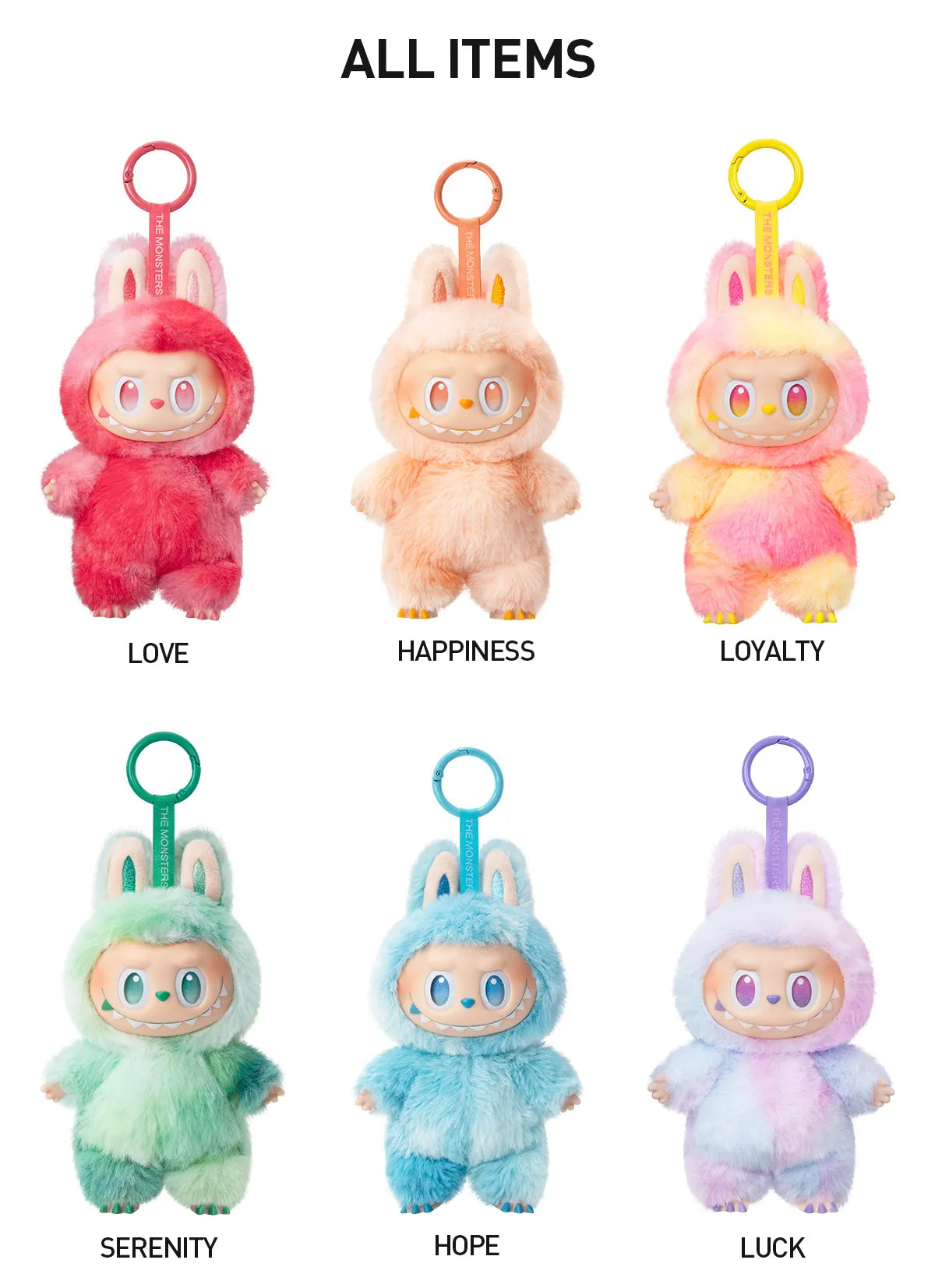 POP MART THE MONSTERS - Big into Energy Series-Vinyl Plush Pendant POP MART THE MONSTERS - Big into Energy Series-Vinyl Plush Pendant