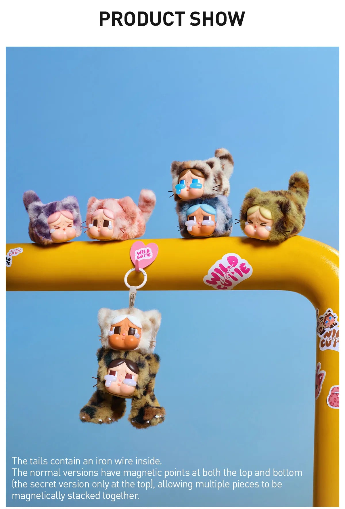 CRYBABY Wild but Cutie Series - Vinyl Plush Pendant Blind Box CRYBABY Wild but Cutie Series - Vinyl Plush Pendant Blind Box