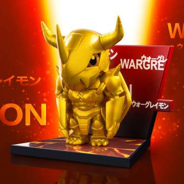 Digimon Adventure Fridge Magnet Series Figures - Whole Set of 10