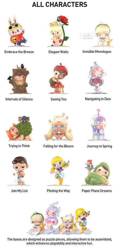 Pop Mart Hand in Hand Series Figures Figures - Exciting Notes [Secret] (Confirmed Style)