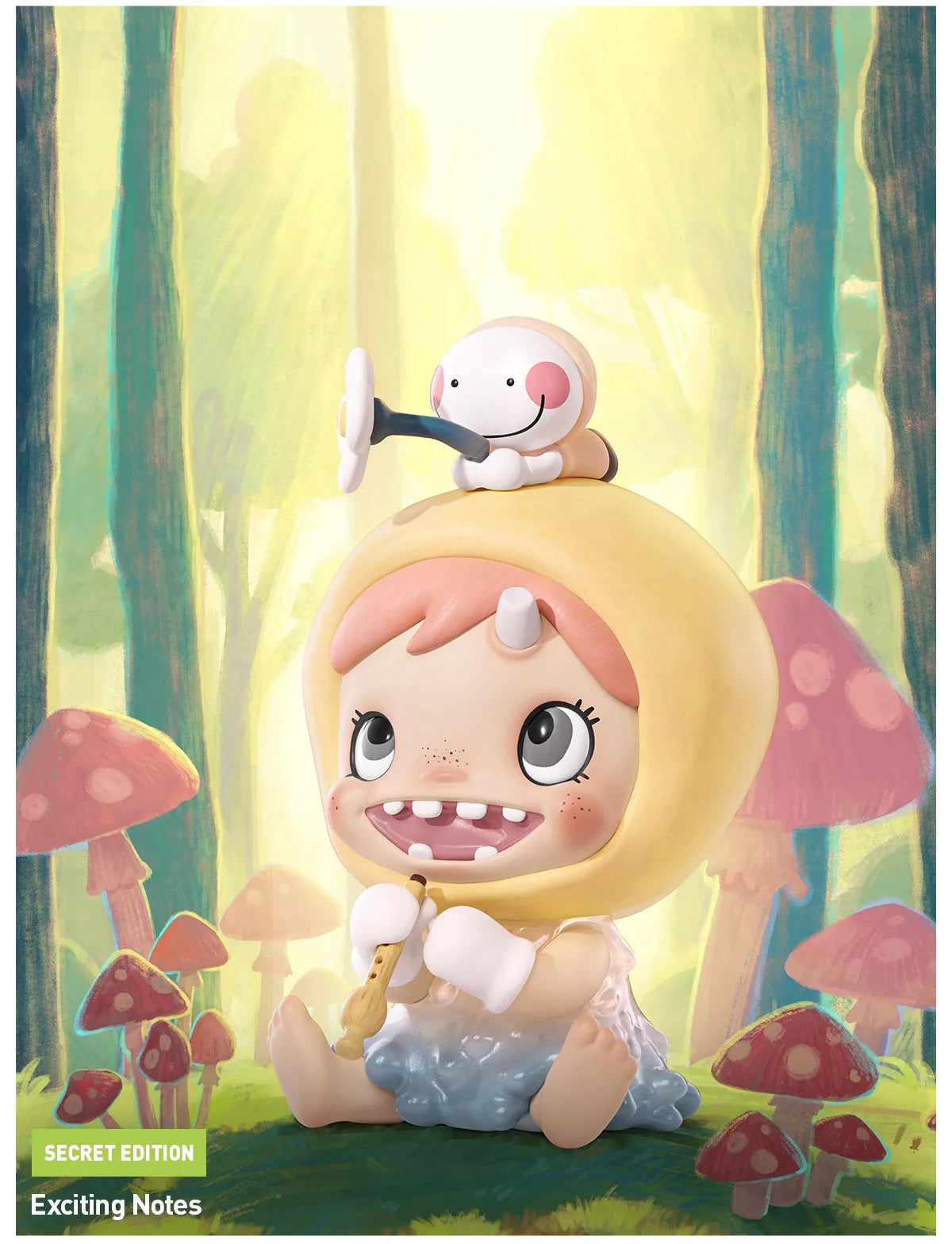 Pop Mart Hand in Hand Series Figures Figures - Exciting Notes [Secret] (Confirmed Style)