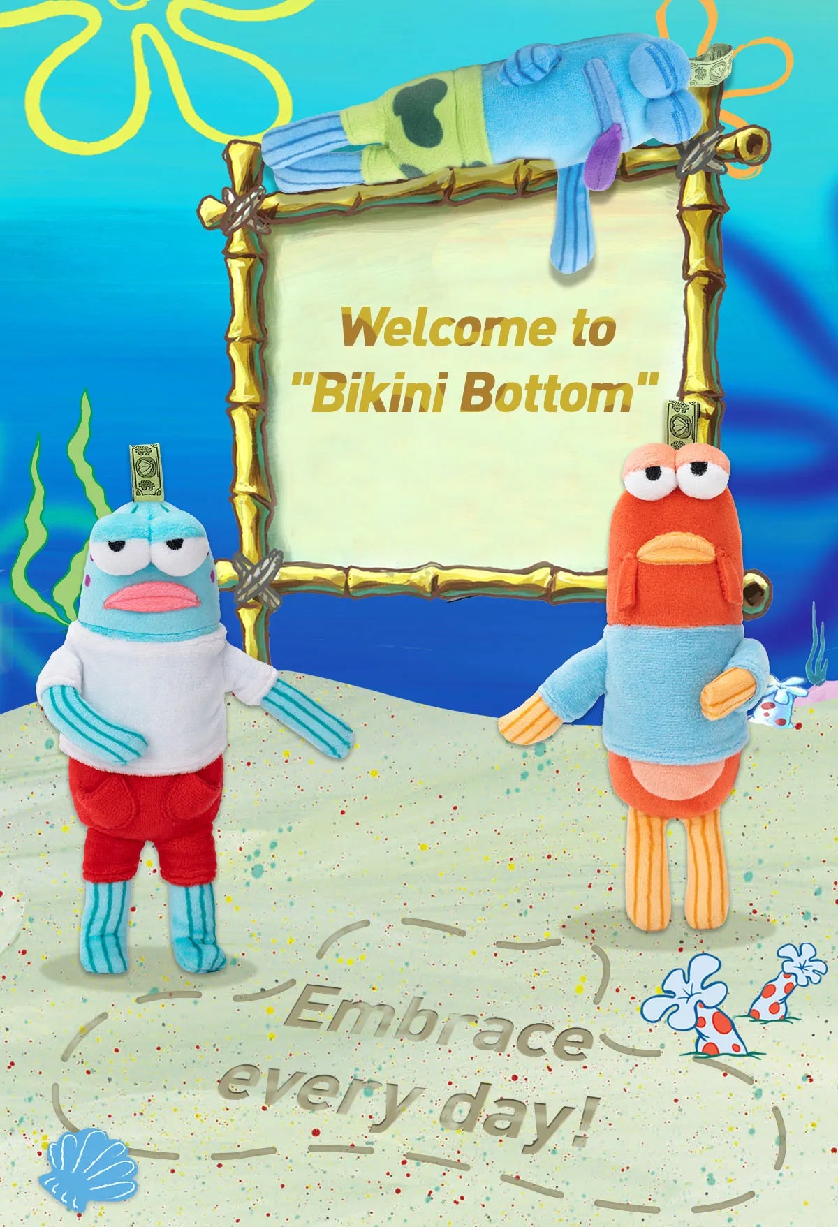 Bikini Bottom Buddies - Whimsical Plush - Sardine Brothers (Confirmed Style) [Secret]