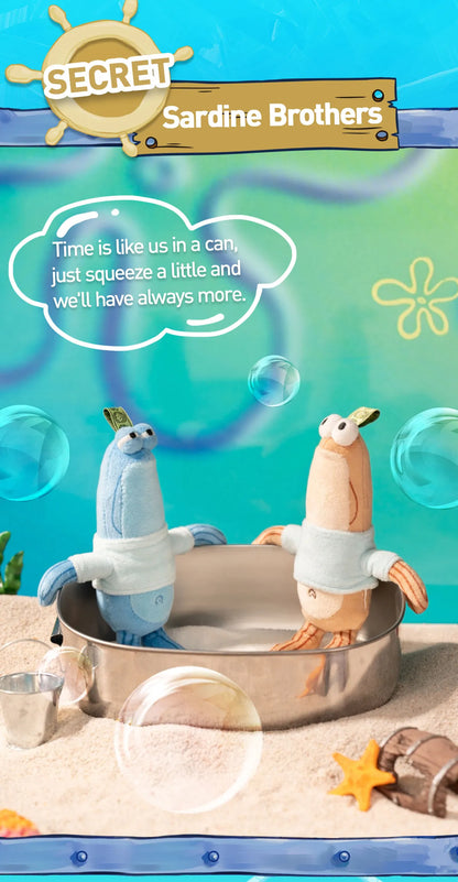 Bikini Bottom Buddies - Whimsical Plush - Sardine Brothers (Confirmed Style) [Secret]
