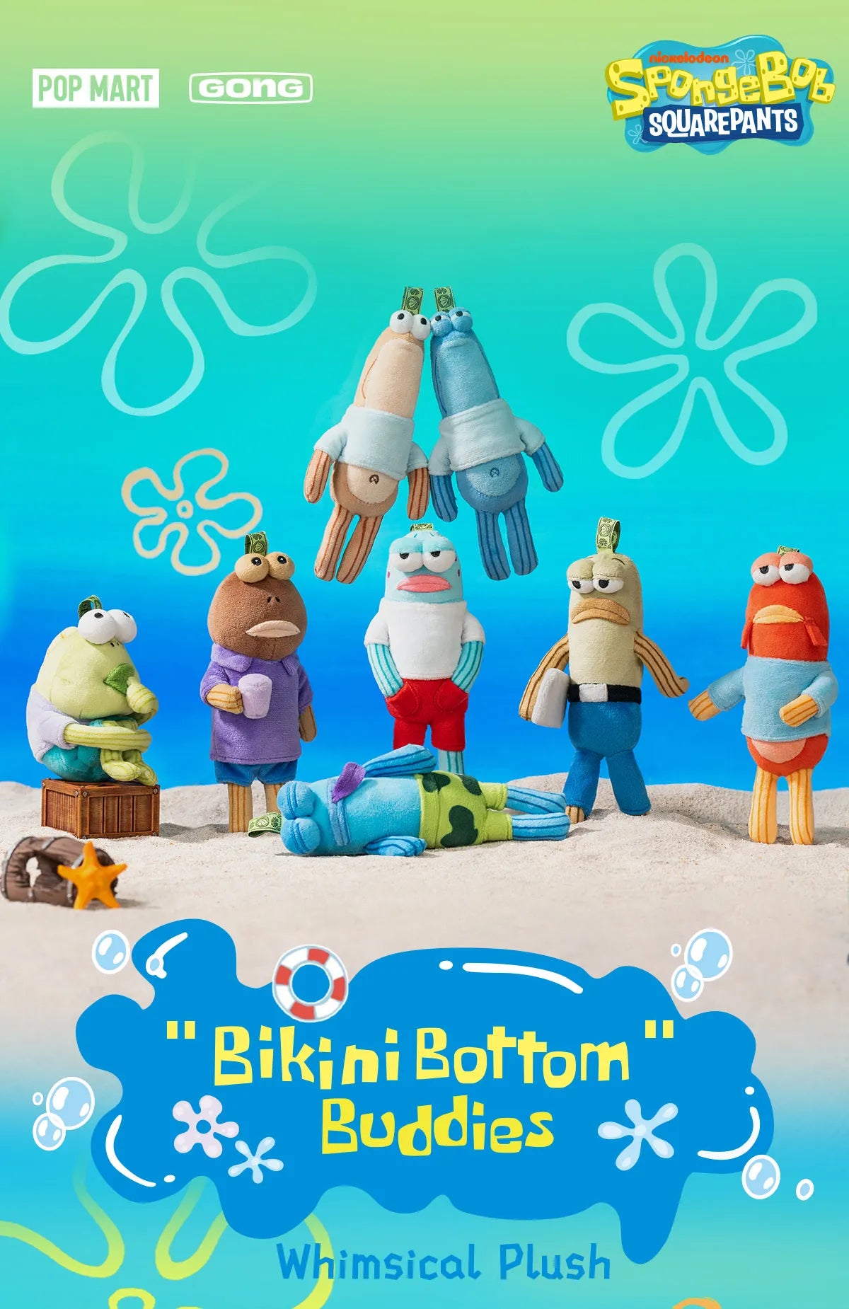 Bikini Bottom Buddies - Whimsical Plush - Limp Fish (Confirmed Bikini Bottom Buddies - Whimsical Plush - Limp Fish (Confirmed