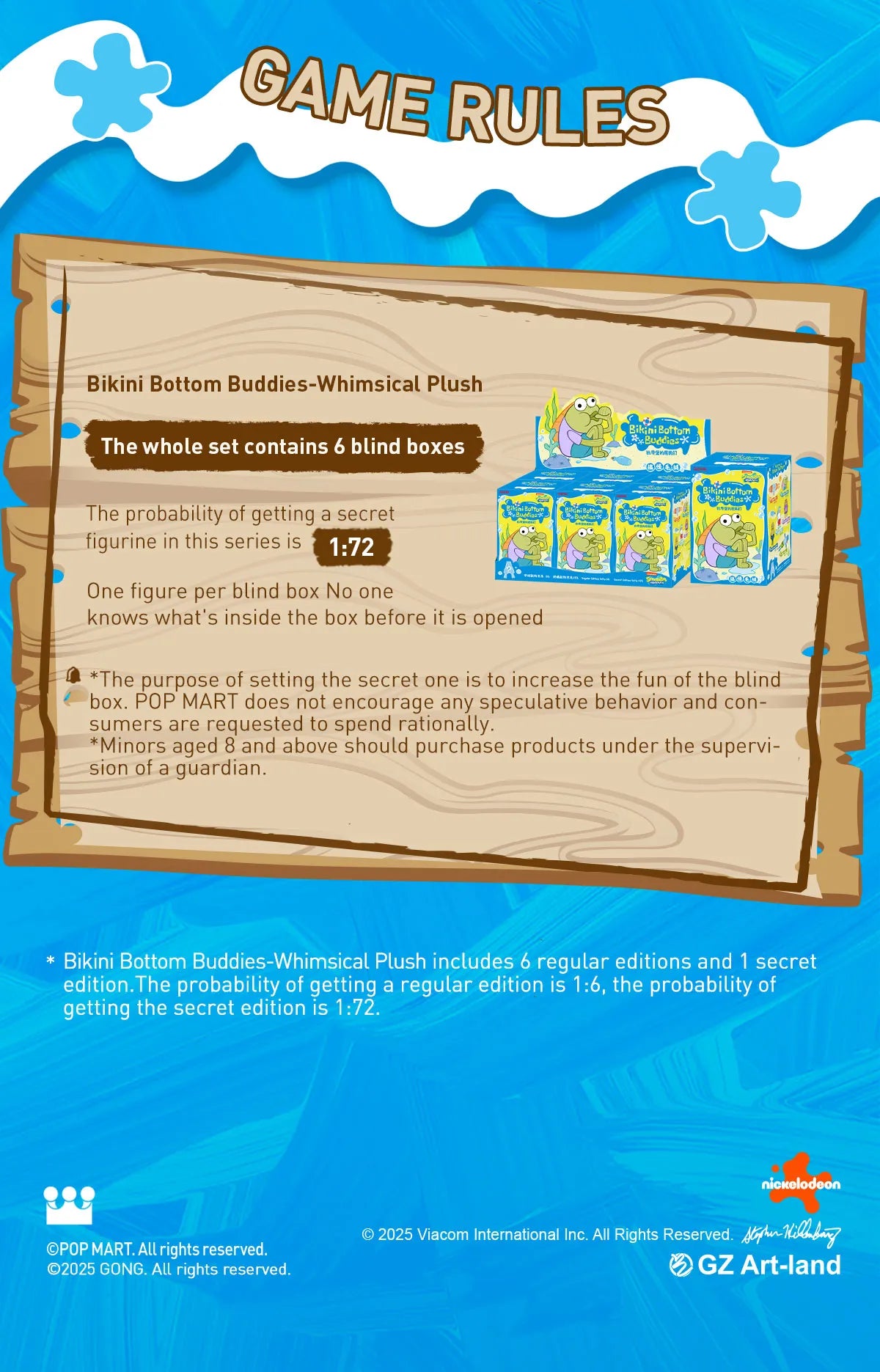 Bikini Bottom Buddies - Whimsical Plush - Sardine Brothers (Confirmed Style) [Secret]