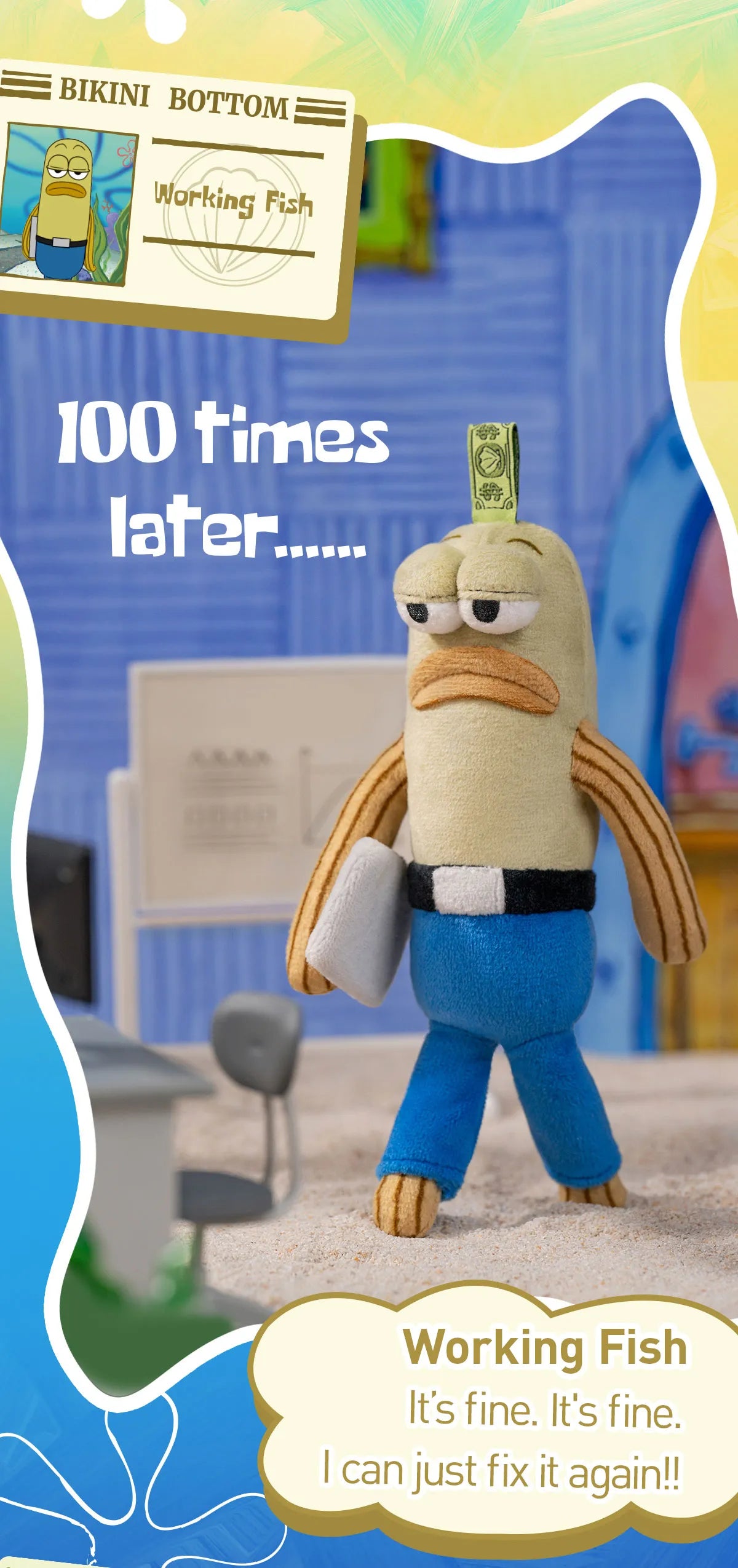 Bikini Bottom Buddies - Whimsical Plush - Sardine Brothers (Confirmed Style) [Secret]