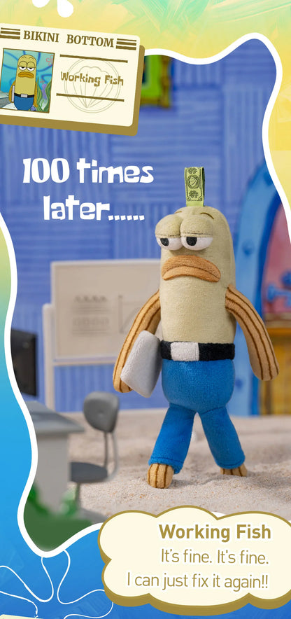 Bikini Bottom Buddies - Whimsical Plush - Sardine Brothers (Confirmed Style) [Secret]