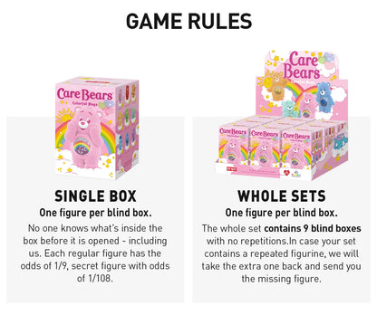 Care Bears Colorful Hugs Series Figures - Bedtime Bear (Confirmed Style)