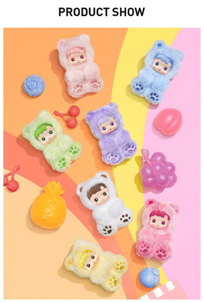 HACIPUPU Gummy Bear Series-Vinyl Plush Pendant Blind Box - Grape Flavor (Confirmed Style)