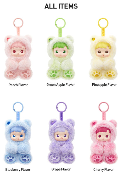 HACIPUPU Gummy Bear Series-Vinyl Plush Pendant Blind Box - Grape Flavor (Confirmed Style)