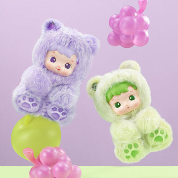 HACIPUPU Gummy Bear Series-Vinyl Plush Pendant Blind Box - Grape Flavor (Confirmed Style)